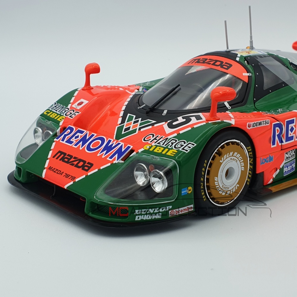 Voiture Miniature Collection MAZ 787B - Vainqueur Des 24h Du Mans 1991 | Échelle 1/18 | Métal | N°55