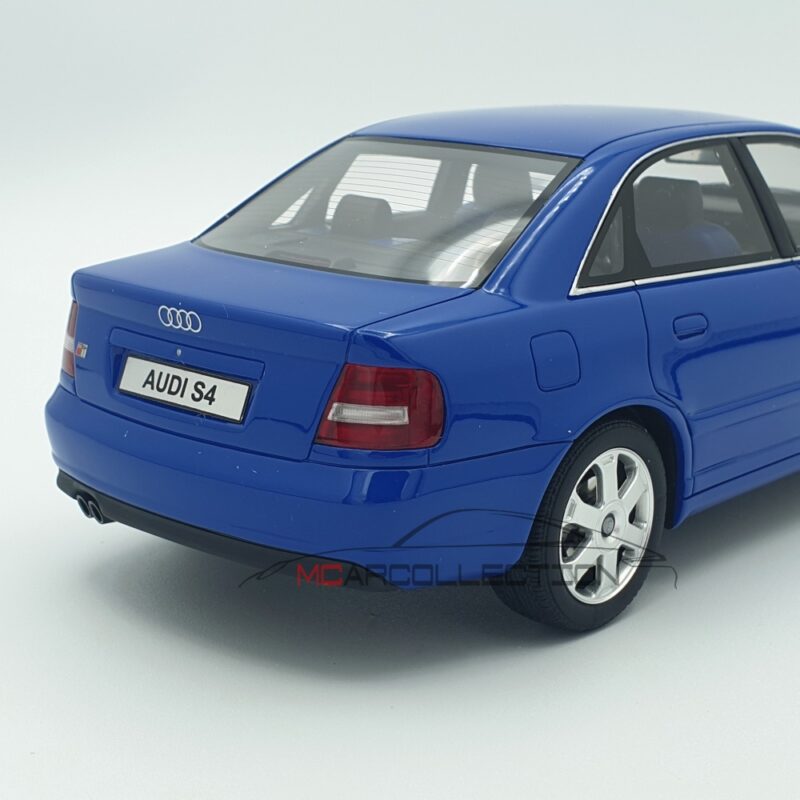 1 18 Audi S4 B5 Biturbo 1998 Blue Otto Mobile Ot373 Mcarcollection