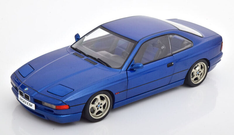 BMW 850 (E31) CSI 1990 1:18 Solido Azul - 20 anos! Loja on-line de